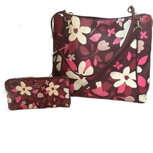 Kate Spade Jackson Forest handbag and Matching Wallet